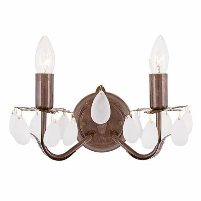 Antique Wall Light - 2 Light - Bronze - image 1