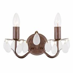 Antique Wall Light - 2 Light - Bronze - thumbnail 1