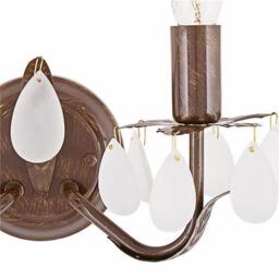 Antique Wall Light - 2 Light - Bronze - thumbnail 5