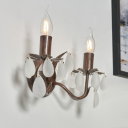 Antique Wall Light - 2 Light - Bronze - thumbnail 6