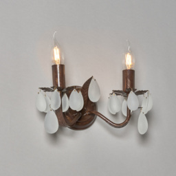Antique Wall Light - 2 Light - Bronze - thumbnail 2