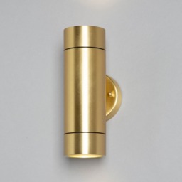 Talon Brass 2 Light Up and Down Outdoor Wall Light - Brass - thumbnail 2