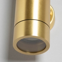 Talon Brass 2 Light Up and Down Outdoor Wall Light - Brass - thumbnail 4