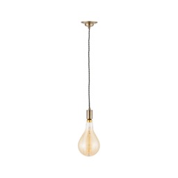 Anton Ceiling Pendant with Oversized Bulb - Antique Brass - thumbnail 6