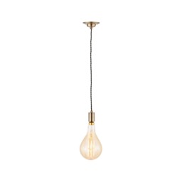 Anton Ceiling Pendant with Oversized Bulb - Antique Brass - thumbnail 5