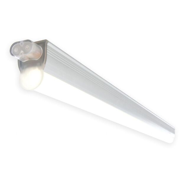 Logan 113cm Warm White LED Under Kitchen Cabinet Link Light - Aluminium - image 1