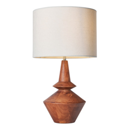 Silo Wooden Table Lamp - Dark Wood - thumbnail 1