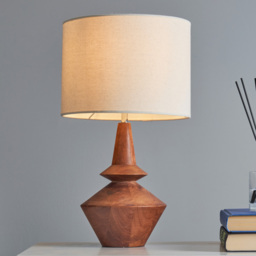 Silo Wooden Table Lamp - Dark Wood - thumbnail 7