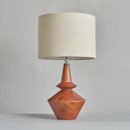 Silo Wooden Table Lamp - Dark Wood - thumbnail 3