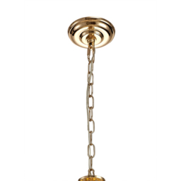 Visconte Maine 6 Light Crystal Ceiling Pendant - Gold - thumbnail 6