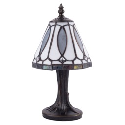Tiffany by Tiff 1 Light Tree Effect Table Lamp - Black and Gold - thumbnail 2