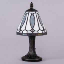 Tiffany by Tiff 1 Light Tree Effect Table Lamp - Black and Gold - thumbnail 4