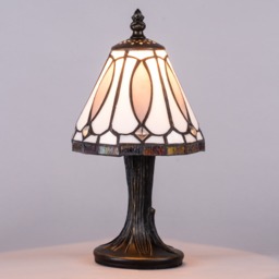 Tiffany by Tiff 1 Light Tree Effect Table Lamp - Black and Gold - thumbnail 3