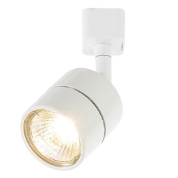 3m Straight Track Light Kit with 6 Soho Heads and LED Bulbs - White - thumbnail 2