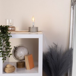 3 Pack of 2W LED SES E14 Vintage Filament Candle Bulb - Tinted - thumbnail 2