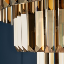 Visconte Ingot 10 Light Crystal Ceiling Pendant - Bronze - thumbnail 8