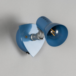 Scorpio 1 Light Adjustable Spotlight Wall Light - Blue - thumbnail 3