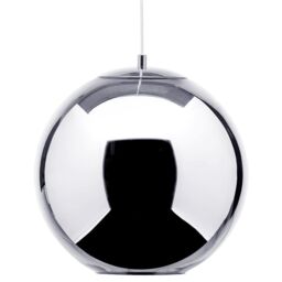 Visconte Small Leo 1 Light Ceiling Pendant - Chrome