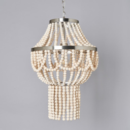 Pilli Beaded Chandelier - Natural - thumbnail 3