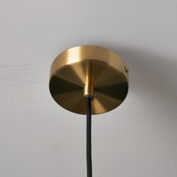 Visconte Vietri 1 Light Ceiling Pendant with Glass Shades - Satin Brass - thumbnail 5