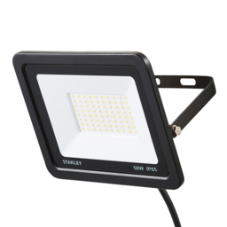 Stanley 50 Watt LED Slimline Outdoor Flood Light - Black - thumbnail 5
