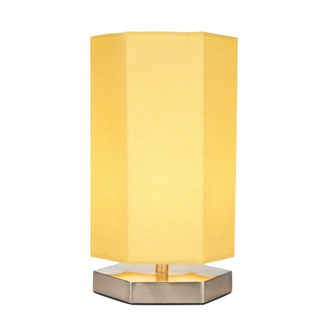 Glow Hexagon Table Lamp - Yellow - image 1