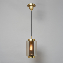 Visconte Firenze 1 Light 20cm Ceiling Pendant - Matte Gold - thumbnail 2
