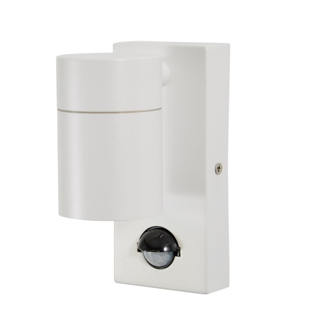 Kenn Outdoor Wall Light with PIR Sensor - White - image 1
