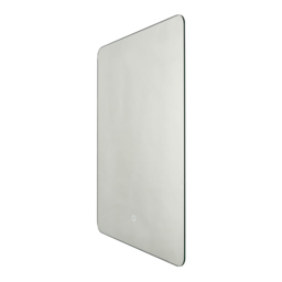 Tow 25 Watt Rectangle LED Bathroom Mirror with Touch Demist - Silver - thumbnail 8