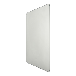 Tow 25 Watt Rectangle LED Bathroom Mirror with Touch Demist - Silver - thumbnail 6