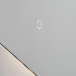 Tow 25 Watt Rectangle LED Bathroom Mirror with Touch Demist - Silver - thumbnail 4