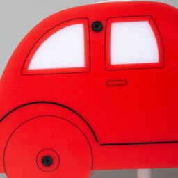Glow Car LED Table Lamp - Red - thumbnail 4