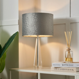 Rafael Crystal Base Table Lamp - Clear - thumbnail 5