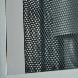 Harris Outdoor Lantern Wall Light with Black Mesh - Grey - thumbnail 4