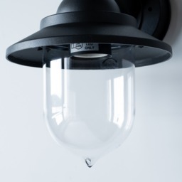 Bacup Outdoor 1 Light Industrial Fisherman Style Lantern Wall Light - Anthracite - thumbnail 6