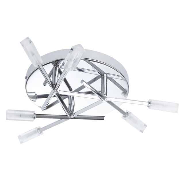Kalina 6 Light Semi Flush Ceiling Light - Chrome - image 1