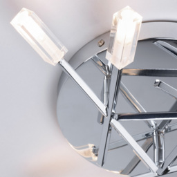 Kalina 6 Light Semi Flush Ceiling Light - Chrome - thumbnail 4