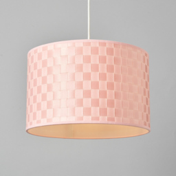 Sovin Woven Easy to Fit Drum Shade - Pink - thumbnail 2