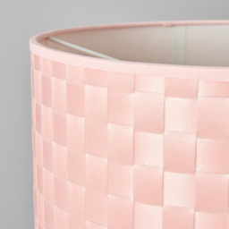 Sovin Woven Easy to Fit Drum Shade - Pink - thumbnail 4