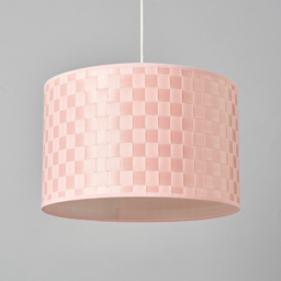 Sovin Woven Easy to Fit Drum Shade - Pink - thumbnail 3