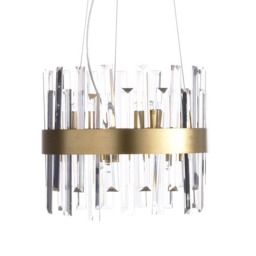 Visconte Coco Small Ceiling Pendant - Satin Gold - thumbnail 1