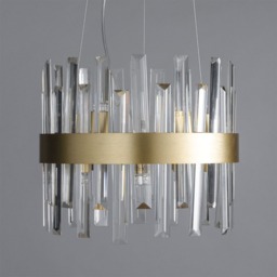 Visconte Coco Small Ceiling Pendant - Satin Gold - thumbnail 3