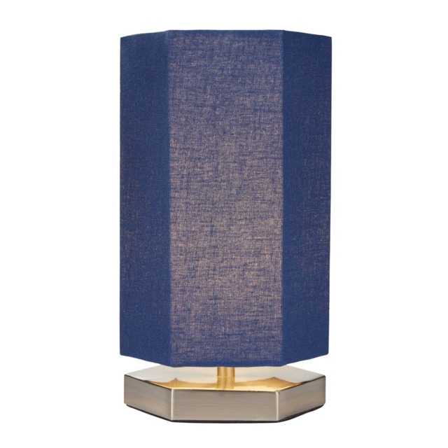 Glow Hexagon Table Lamp - Blue - image 1