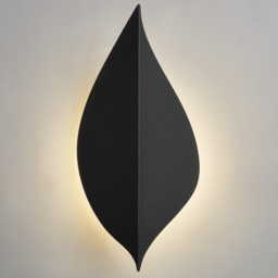 Arow LED Leaf Style Outdoor Wall Light - Anthracite - thumbnail 2