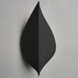 Arow LED Leaf Style Outdoor Wall Light - Anthracite - thumbnail 3