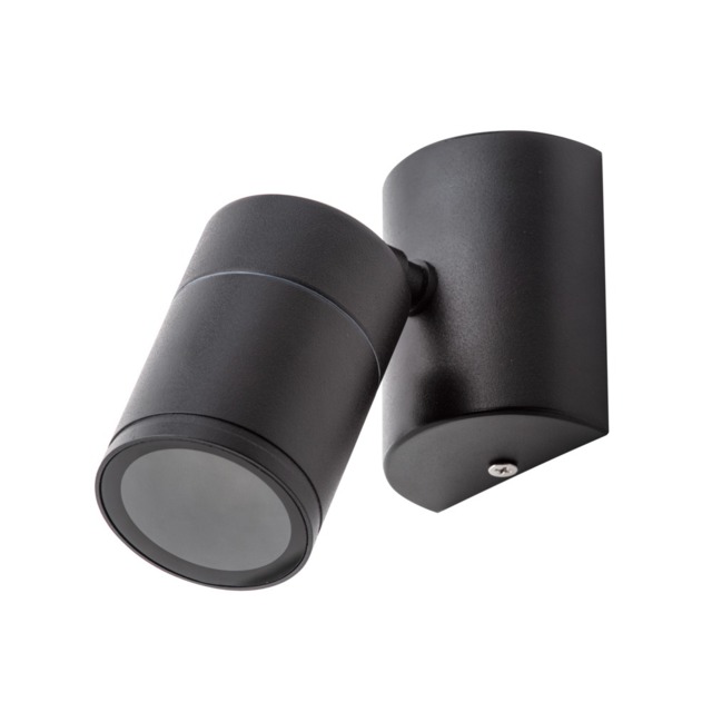 Irela 1 Light Adjustable Spotlight Wall Light - Black - image 1