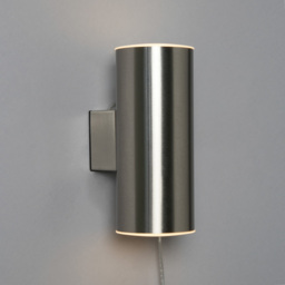 2 Pack of Bao Outdoor Solar LED Up and Down Wall Light - Stainless Steel - thumbnail 2