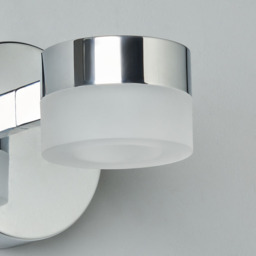 Calore 1 Light LED Bathroom Wall Light - Chrome - thumbnail 4