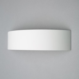 Beinn Paintable Plaster Up and Down Wall Light - White - thumbnail 3
