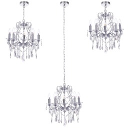 Spa Pro - Anya Large 5 Light Bathroom Chandelier - Chrome - thumbnail 5